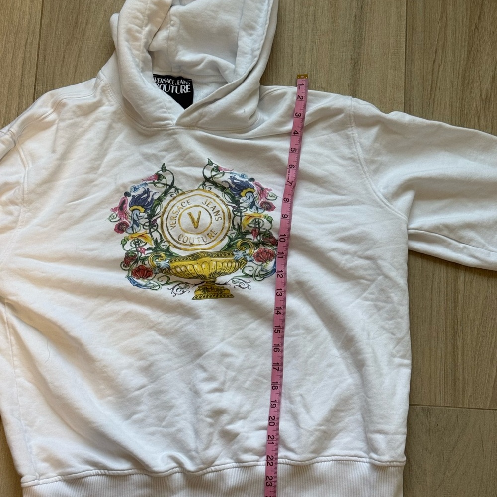 Versace Jeans Couture White Hoodie